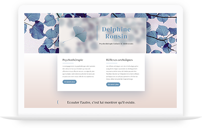 Création de site pour psychopraticienne